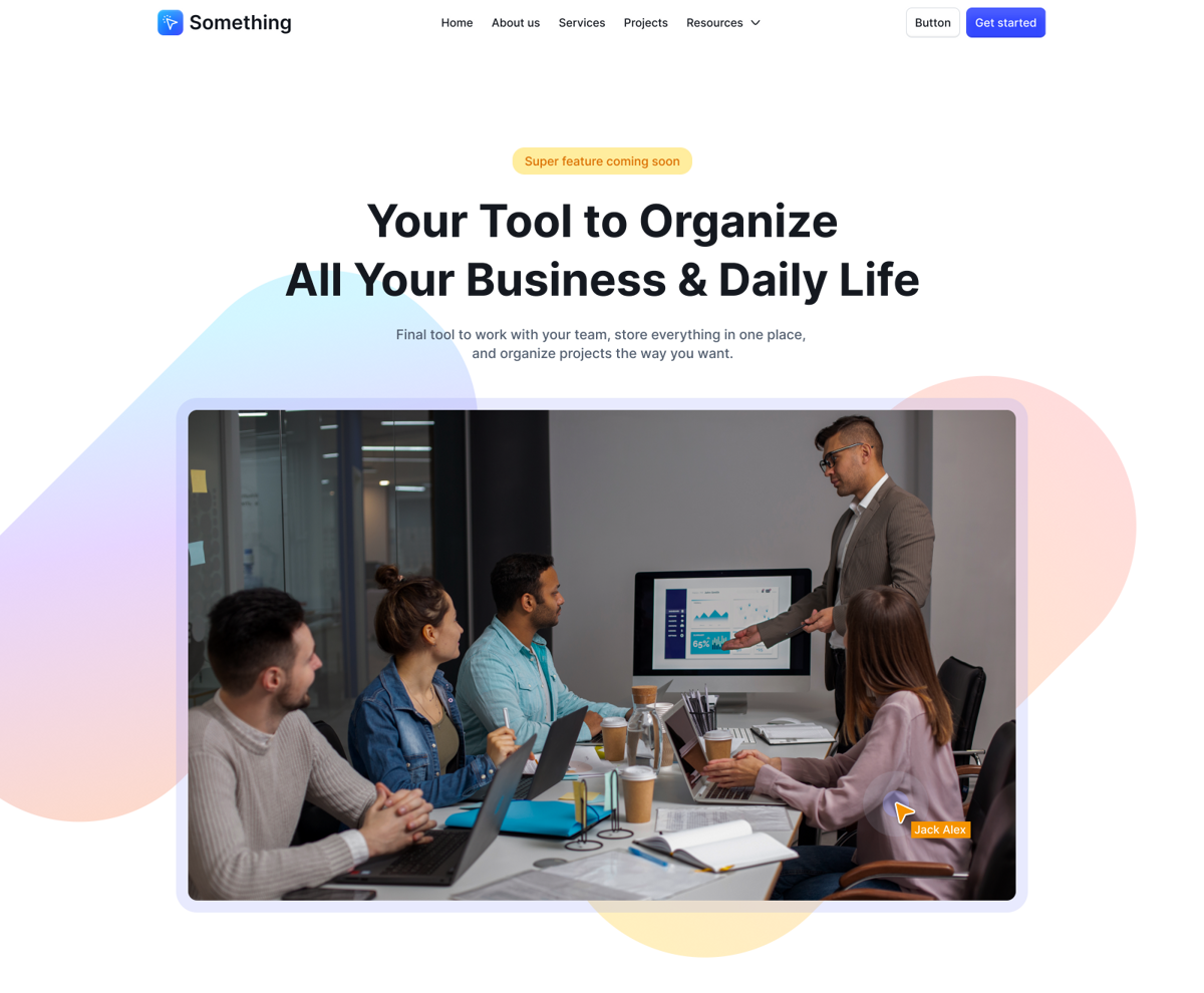 Business Website Header