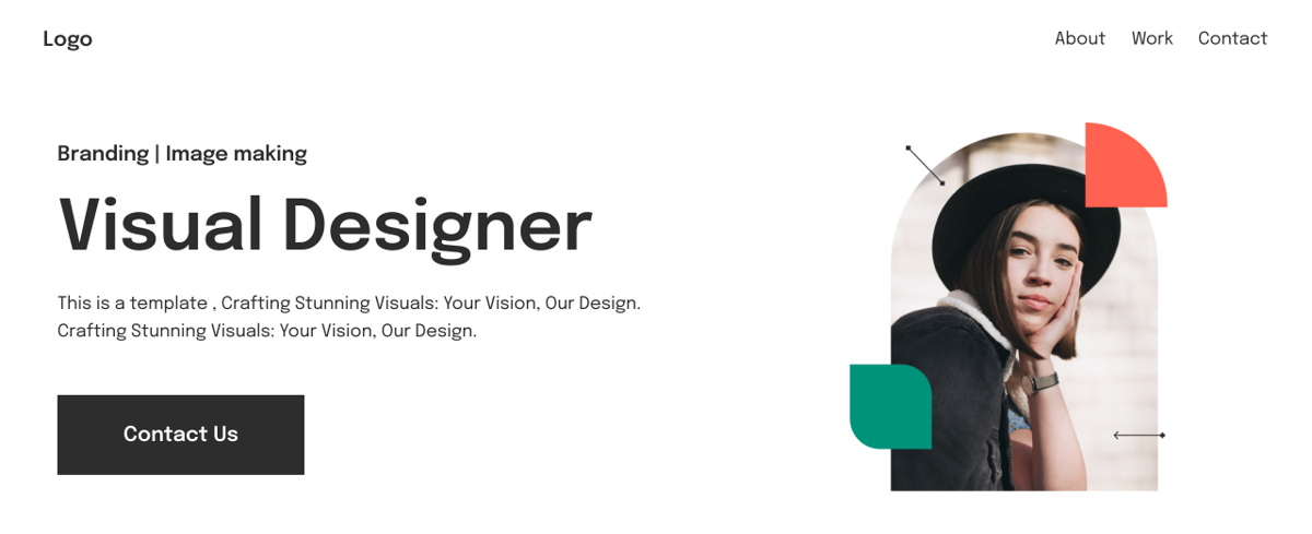 Portfollio Web Header